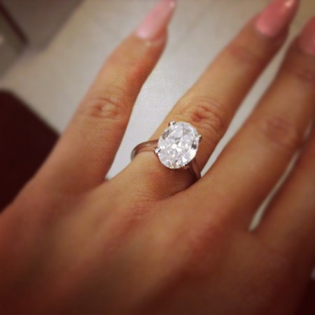 Обручальное кольцо Amber Rose от Wiz Khalifa